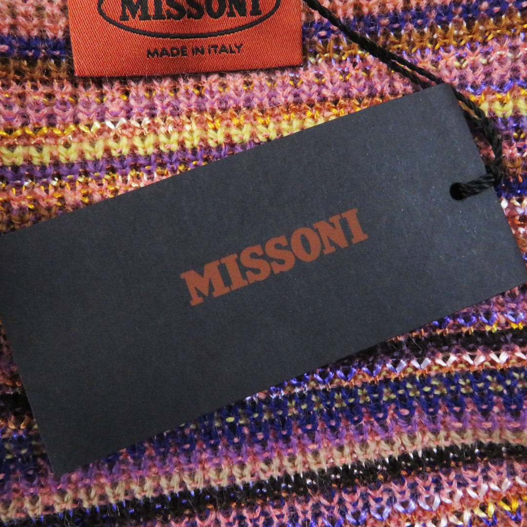 Missoni cardigan Main: 55% wool, 35% rayon, 10% mohair, 5% nylon Multi Women 44 Used Authentic