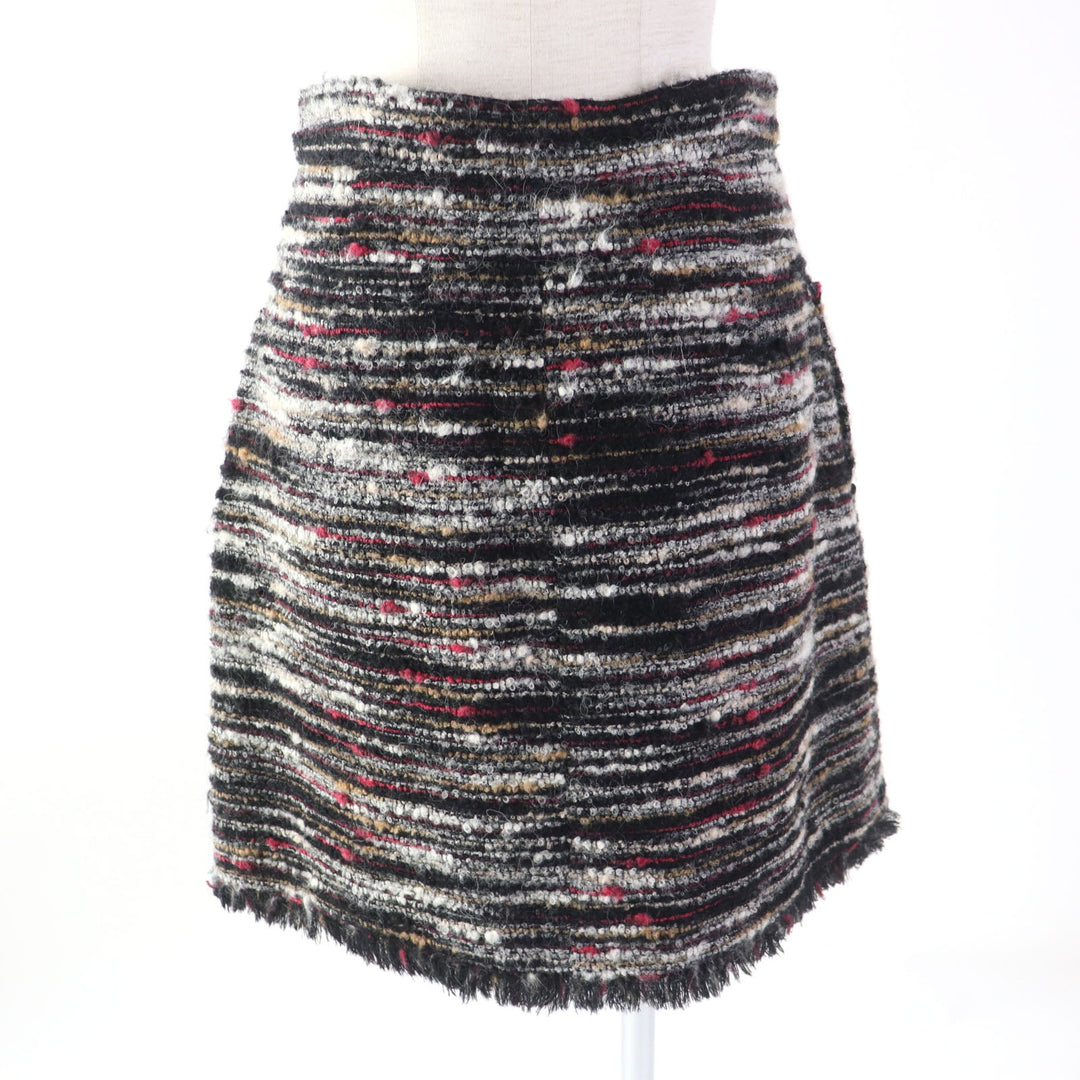 CHANEL setup P41820�EP41816 Outer material: 35% wool, Outer material: 32% cotton, Outer material: 19% alpaca, Outer material: 9% nylon, Outer material: 5% acrylic, Lining: 100% silk multicolor Women 38 Used Authentic