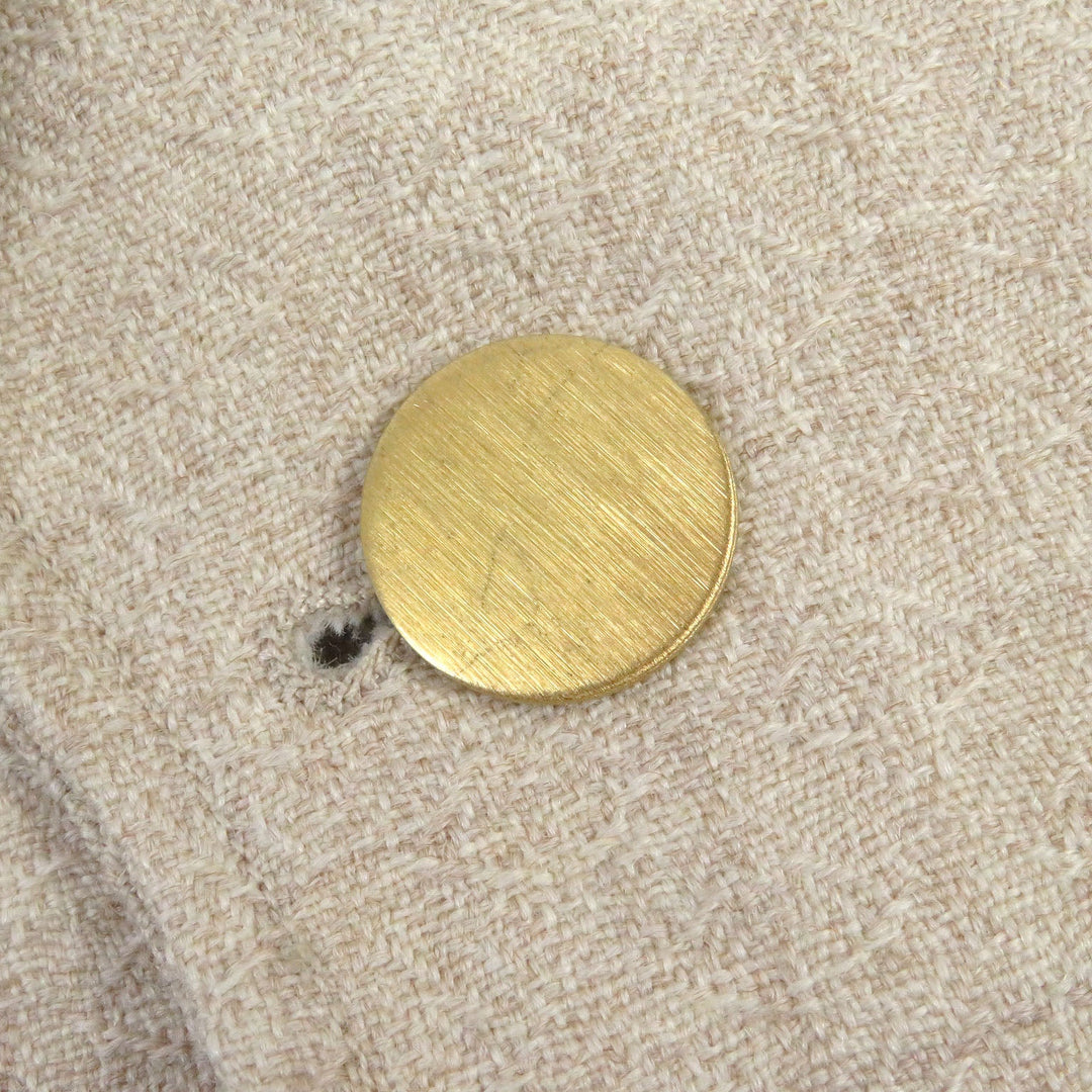 GUCCI tailored jacket 623122 Outer: 100% wool, Lining: 100% rayon light beige mens 44 Used Authentic