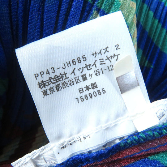 PLEATS PLEASE one piece PP43-JH685 Main: 100% polyester multicolor Women 2 Used Authentic