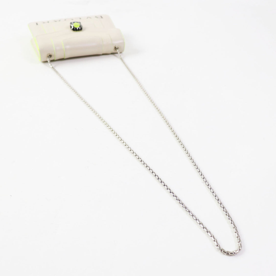 BVLGARI Shoulder Bag 289525 Main: Leather Light Beige Neon Yellow Black Serpenti Women Used Authentic