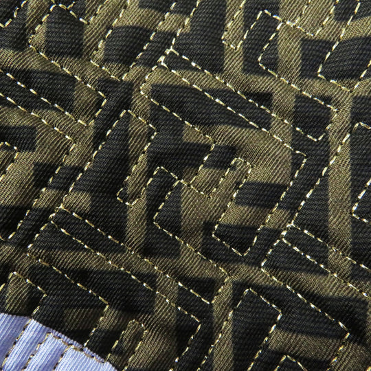 FENDI Blouson FJ7258 Outer: 100% silk, Filling: 69% polyester, Filling: 27% nylon, Filling: 4% polyurethane, Lining: 100% silk Black type Multi Women 36 Used Authentic