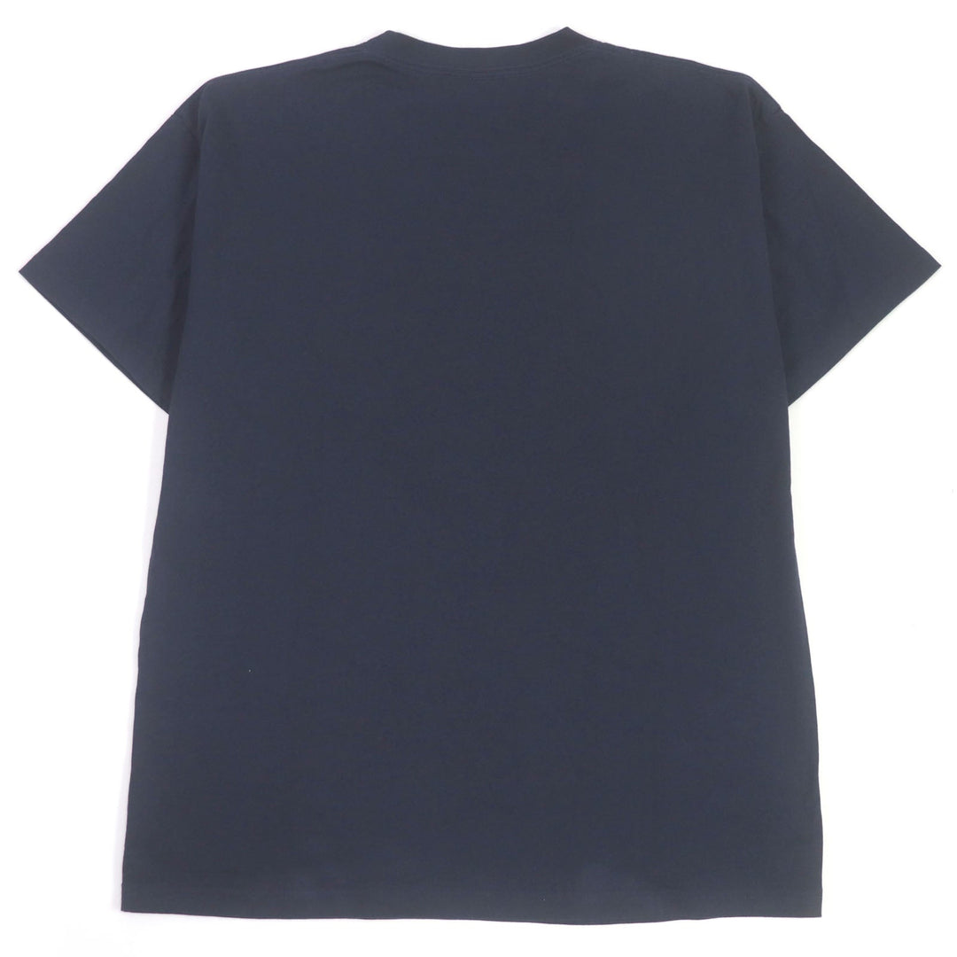 BALENCIAGA Short sleeve T-shirt 612965 cotton Navy mens S Used Authentic