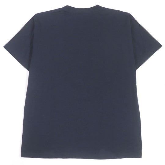 BALENCIAGA Short sleeve T-shirt 612965 cotton Navy mens S Used Authentic