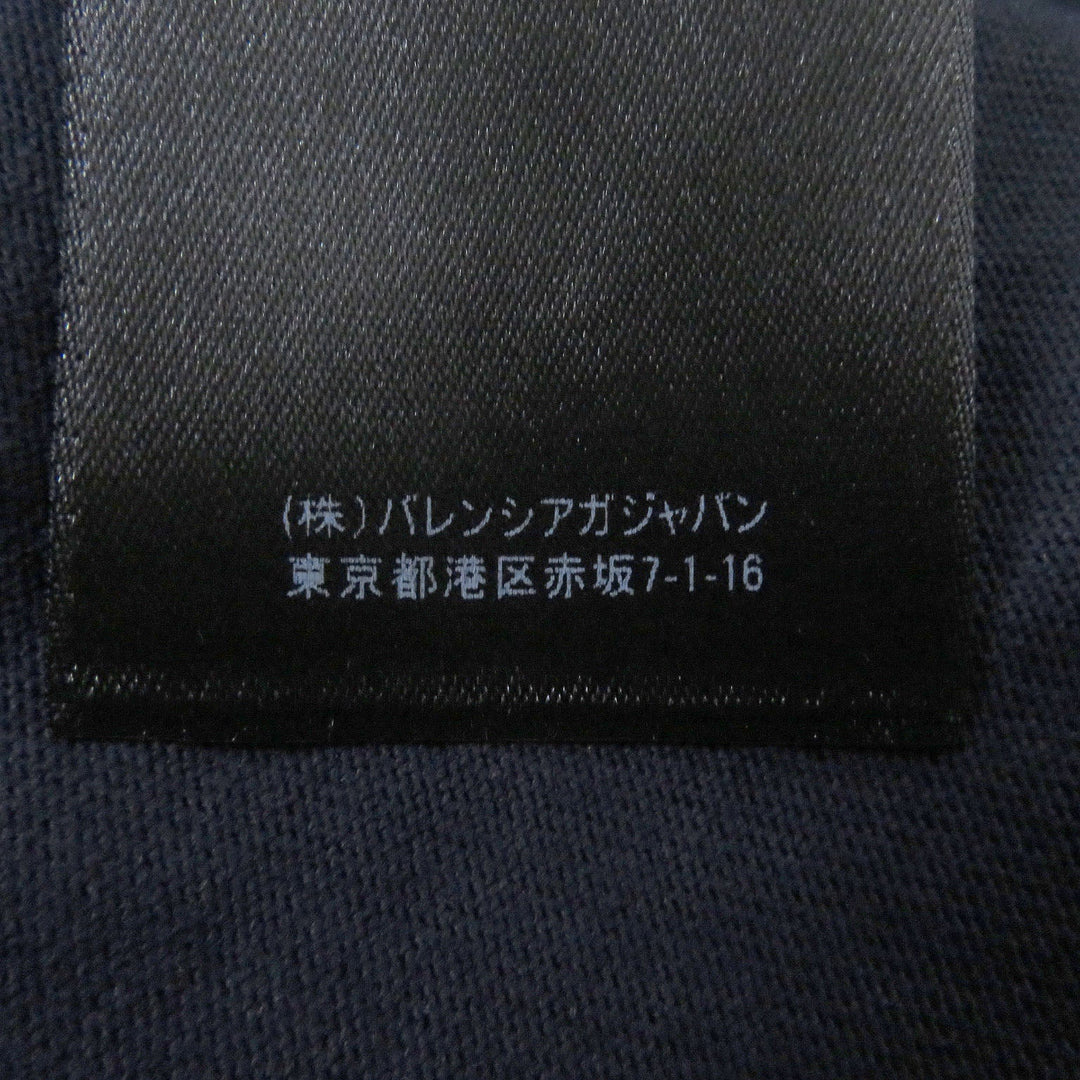 BALENCIAGA Short sleeve T-shirt 612965 cotton Navy mens S Used Authentic