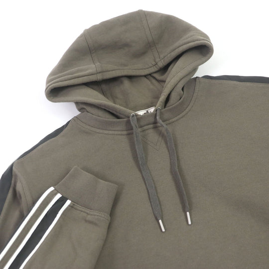 HERMES Hoodie Main: 100% cotton, Rib: 90% cotton, 10% polyurethane Decoration: 80% nylon, 20% polyurethane Decorative line: 90% cotton, 10% polyurethane String: 100% cotton charcoal mens S Used Authentic