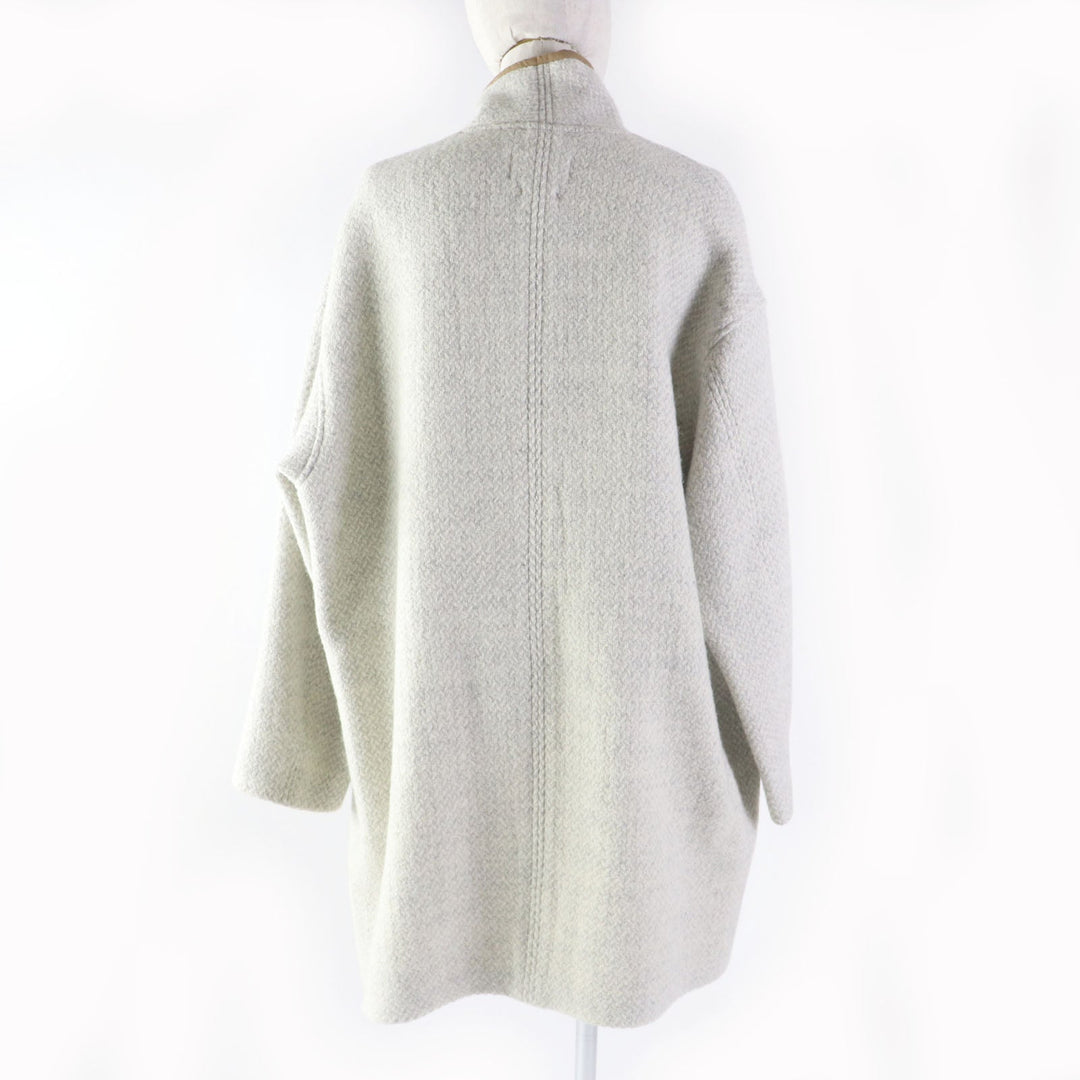 ISABEL MARANT coat Main: 100% wool, Part: 100% cotton, Bias tape: 60% polyester, 40% polyurethane CHALK JELANYO Women 36 Used Authentic