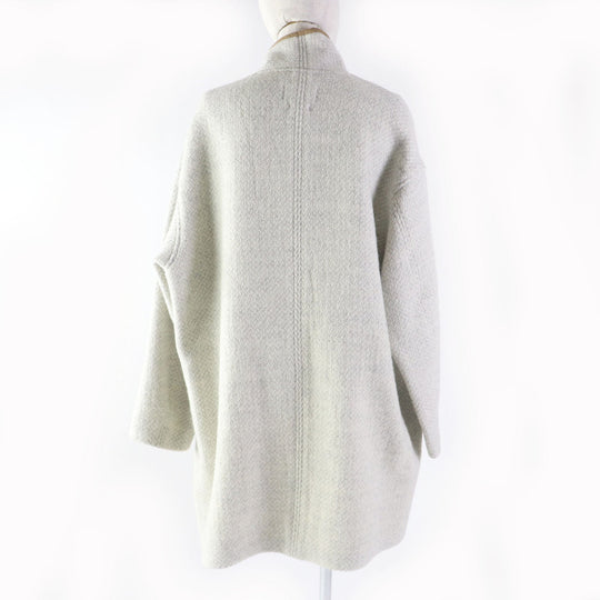 ISABEL MARANT coat Main: 100% wool, Part: 100% cotton, Bias tape: 60% polyester, 40% polyurethane CHALK JELANYO Women 36 Used Authentic