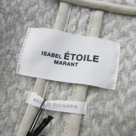 ISABEL MARANT coat Main: 100% wool, Part: 100% cotton, Bias tape: 60% polyester, 40% polyurethane CHALK JELANYO Women 36 Used Authentic