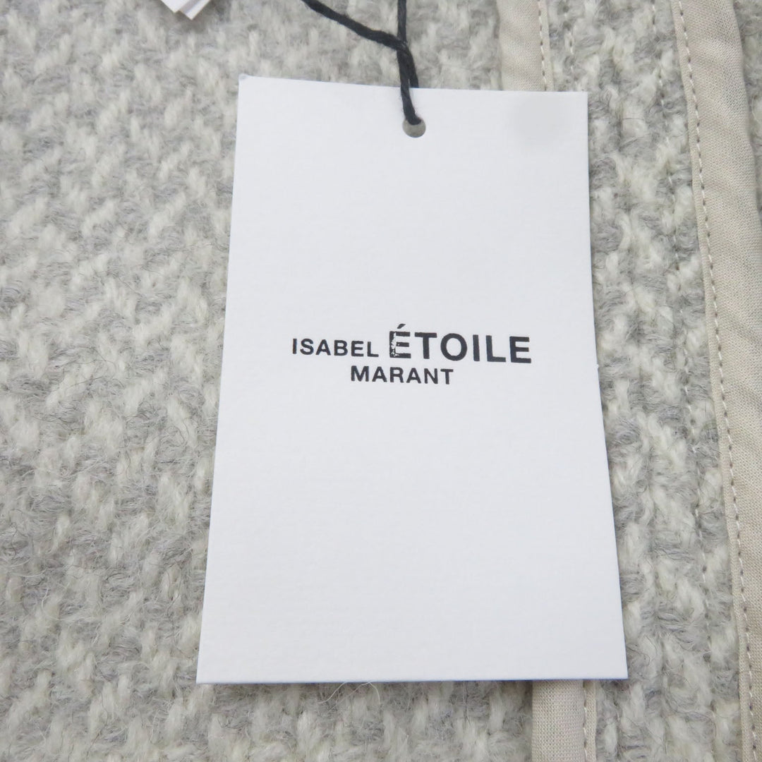 ISABEL MARANT coat Main: 100% wool, Part: 100% cotton, Bias tape: 60% polyester, 40% polyurethane CHALK JELANYO Women 36 Used Authentic