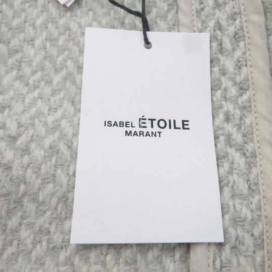 ISABEL MARANT coat Main: 100% wool, Part: 100% cotton, Bias tape: 60% polyester, 40% polyurethane CHALK JELANYO Women 36 Used Authentic