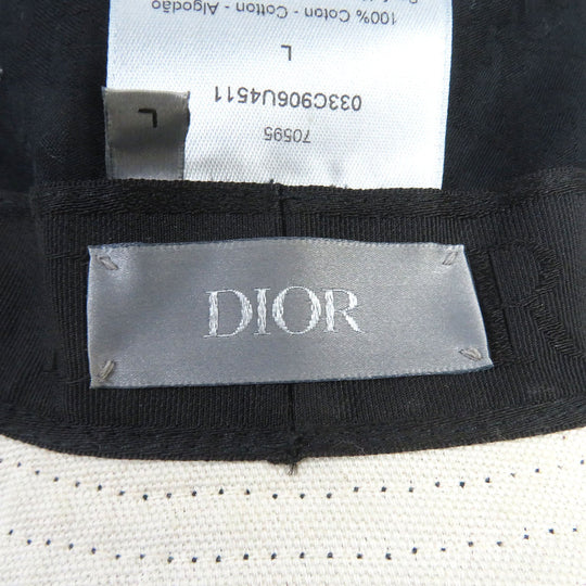 Dior HOMME Other hats 033C906U4511 Main: 100% cotton, embroidery: 100% rayon black mens L Used Authentic