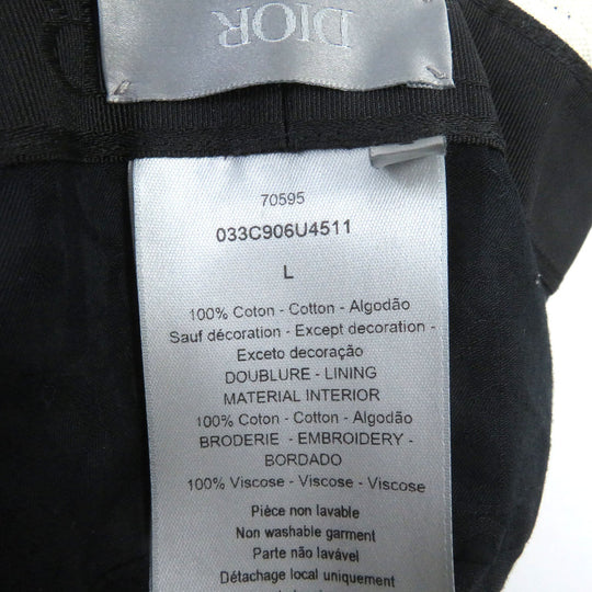 Dior HOMME Other hats 033C906U4511 Main: 100% cotton, embroidery: 100% rayon black mens L Used Authentic