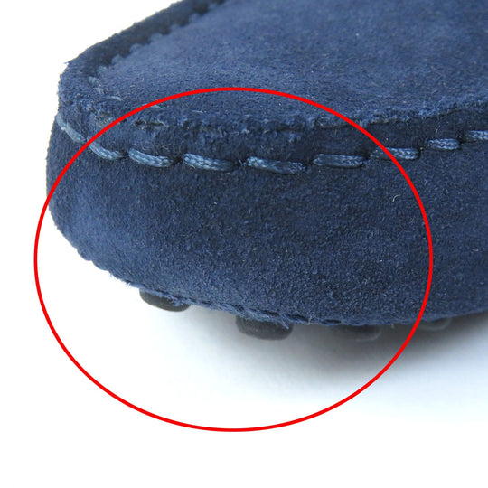 TOD�fS Flat shoes Main: Suede Navy Women 35 Used Authentic