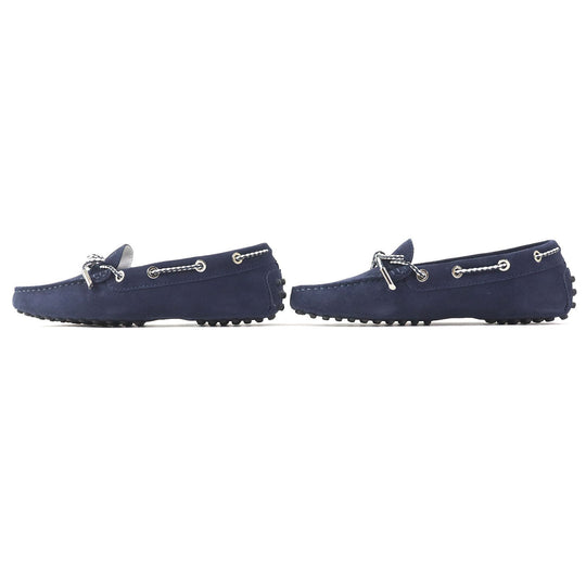 TOD�fS Flat shoes Main: Suede Navy Women 35 Used Authentic