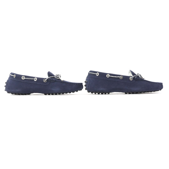 TOD�fS Flat shoes Main: Suede Navy Women 35 Used Authentic