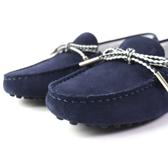 TOD�fS Flat shoes Main: Suede Navy Women 35 Used Authentic