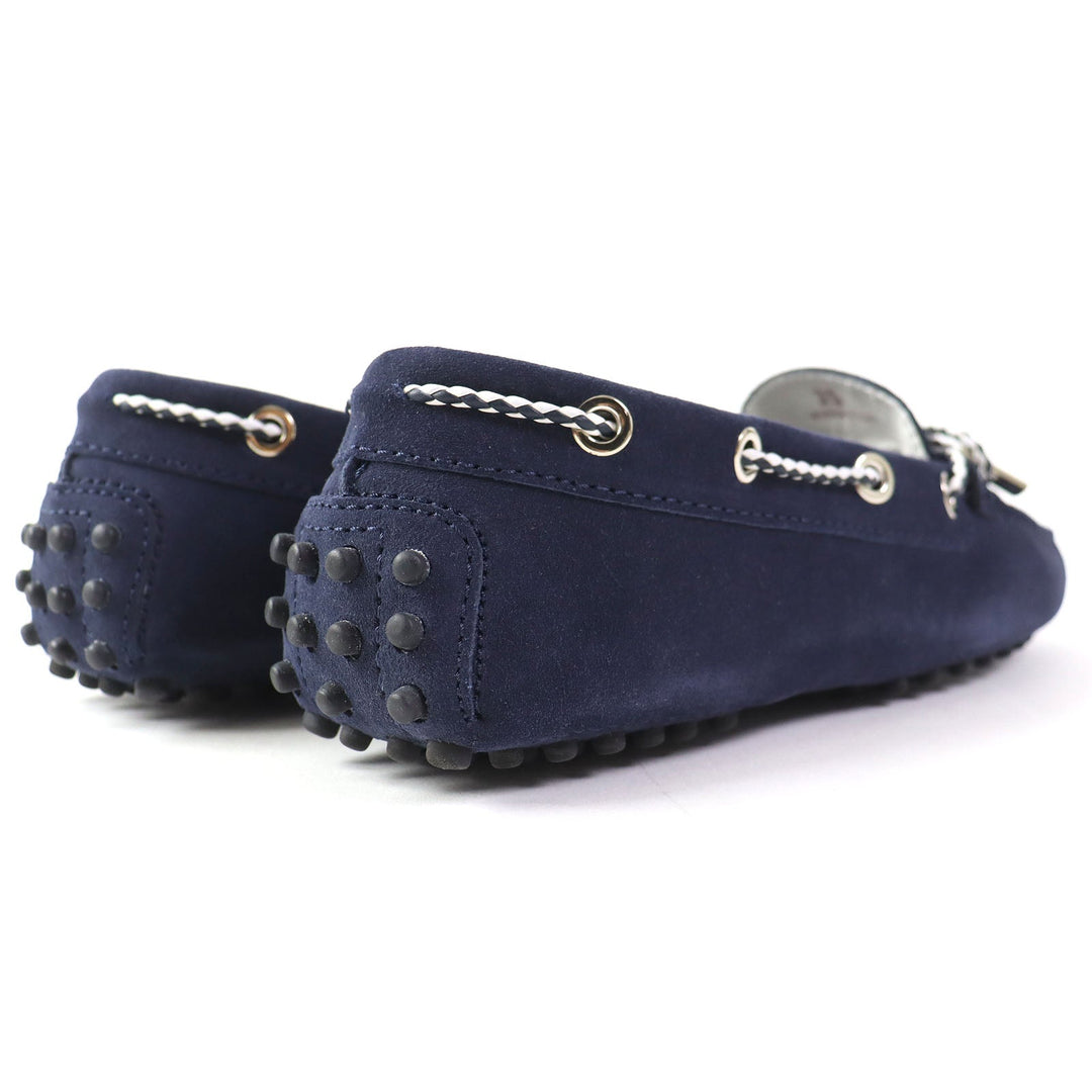 TOD�fS Flat shoes Main: Suede Navy Women 35 Used Authentic