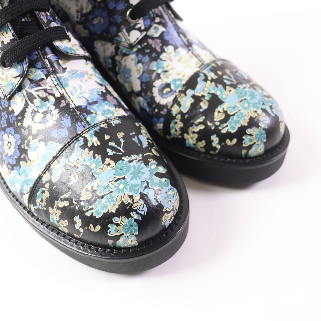 LOUIS VUITTON short boots Main: Leather multicolor Wonderland Line Women 35.5 Used Authentic