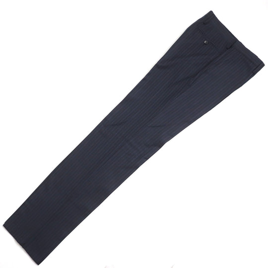 DOLCE&GABBANA suit Q169MC/FR2MM Main: 100% virgin wool Navy Stripe Pattern mens 46 Used Authentic
