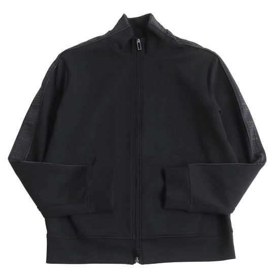 EMPORIO ARMANI Track jacket 6R1MF1 1JHSZ Outer: 76% cotton, Outer: 48% polyester, Outer: 6% elastane (polyurethane), Lining: 100% polyester black mens L Used Authentic