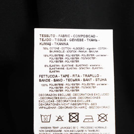 EMPORIO ARMANI Track jacket 6R1MF1 1JHSZ Outer: 76% cotton, Outer: 48% polyester, Outer: 6% elastane (polyurethane), Lining: 100% polyester black mens L Used Authentic
