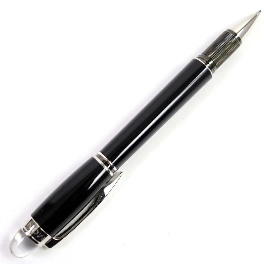 MONTBLANC Ballpoint pen resin Black Silver Starwalker mens(Unisex) Used Authentic