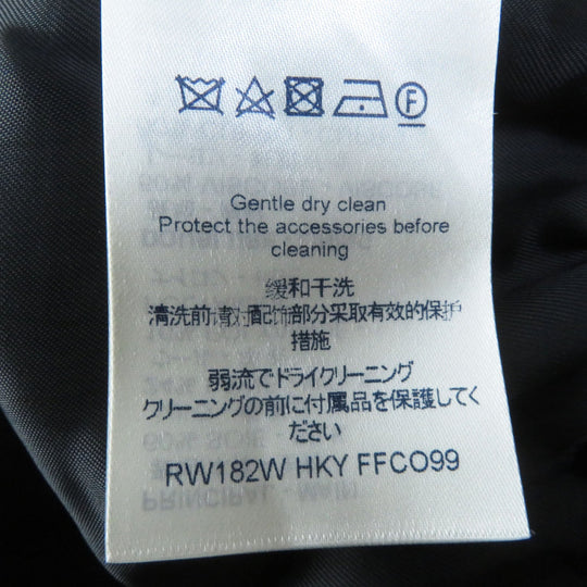 LOUIS VUITTON coat Outer: 60% silk, Outer: 24% wool, Outer: 16% nylon, Lining: 50% rayon, Lining: 50% cupra, Polyurethane coating purple Women 38 Used Authentic