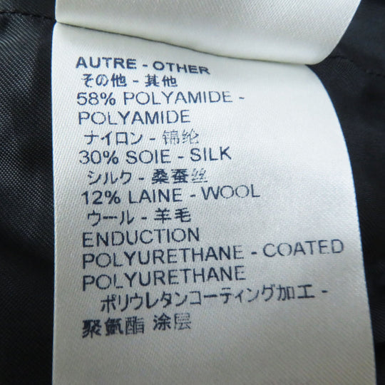 LOUIS VUITTON coat Outer: 60% silk, Outer: 24% wool, Outer: 16% nylon, Lining: 50% rayon, Lining: 50% cupra, Polyurethane coating purple Women 38 Used Authentic