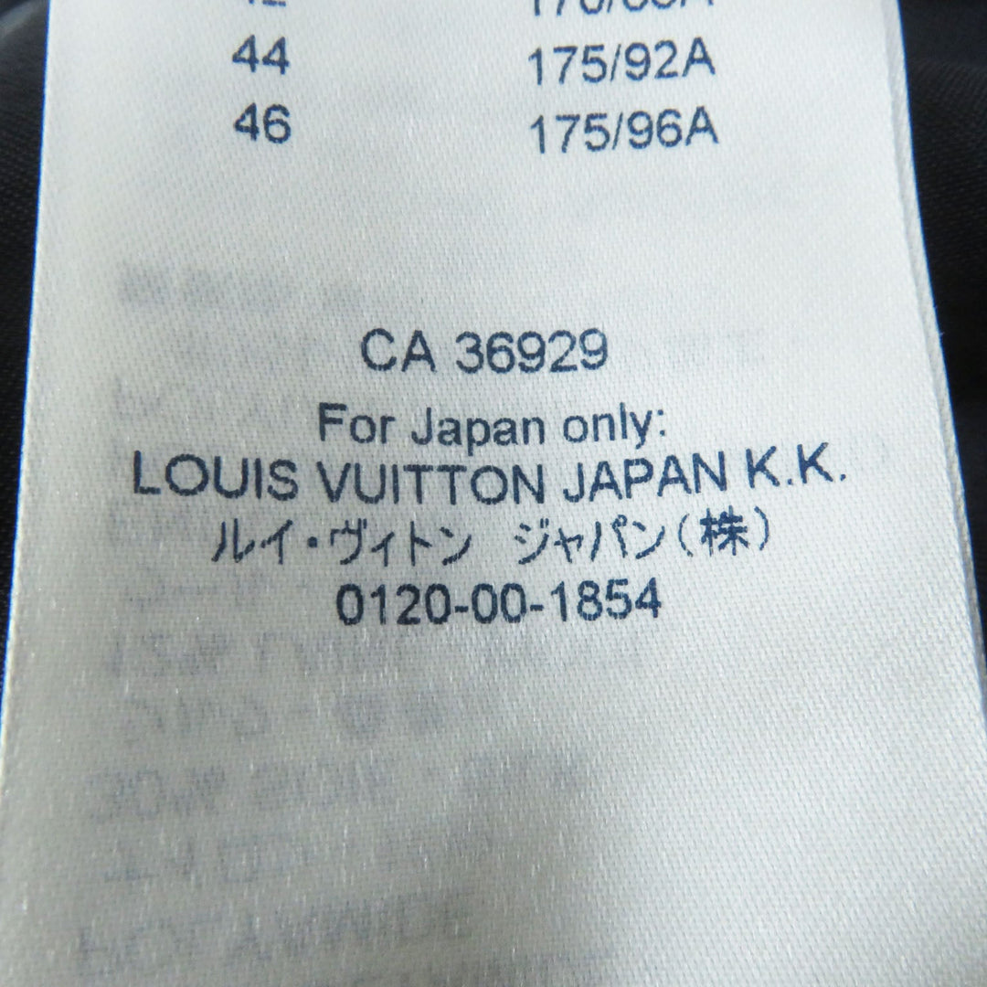 LOUIS VUITTON coat Outer: 60% silk, Outer: 24% wool, Outer: 16% nylon, Lining: 50% rayon, Lining: 50% cupra, Polyurethane coating purple Women 38 Used Authentic