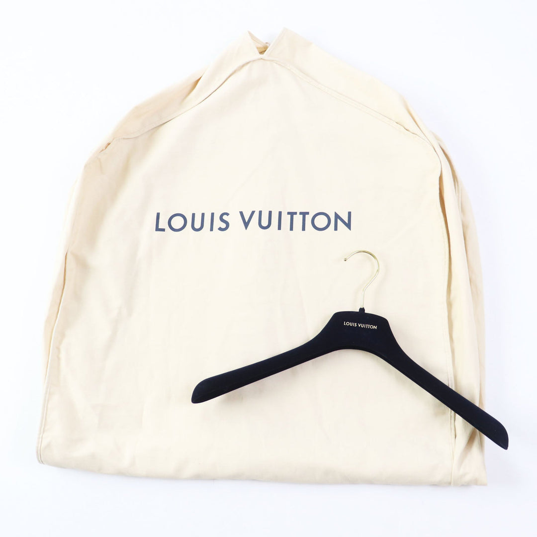 LOUIS VUITTON coat Outer: 60% silk, Outer: 24% wool, Outer: 16% nylon, Lining: 50% rayon, Lining: 50% cupra, Polyurethane coating purple Women 38 Used Authentic