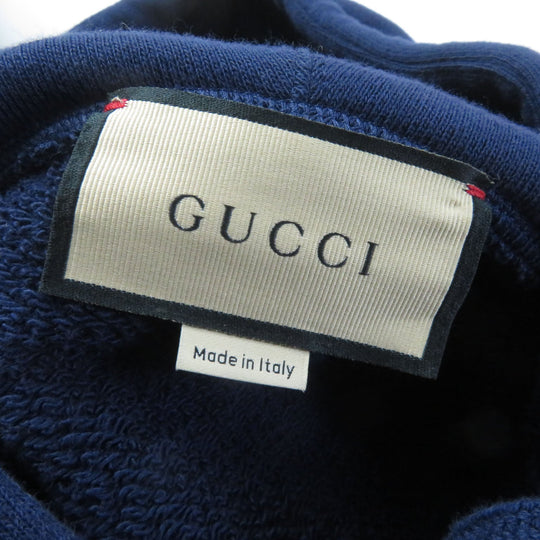 GUCCI Hoodie 717427 Main: 100% cotton Navy Women XS (160/84Y) Used Authentic