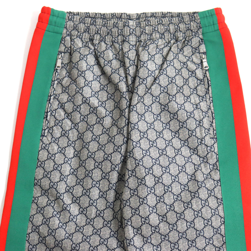 GUCCI Pants 545609 Outer: 100% nylon, Lining: 100% nylon Gray type All-over pattern mens XS Used Authentic