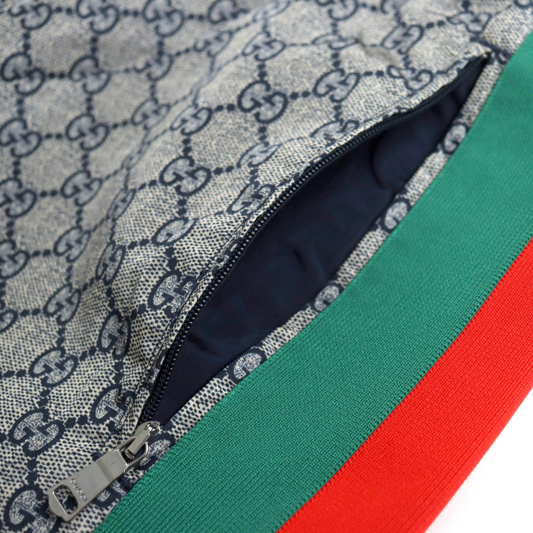 GUCCI Pants 545609 Outer: 100% nylon, Lining: 100% nylon Gray type All-over pattern mens XS Used Authentic