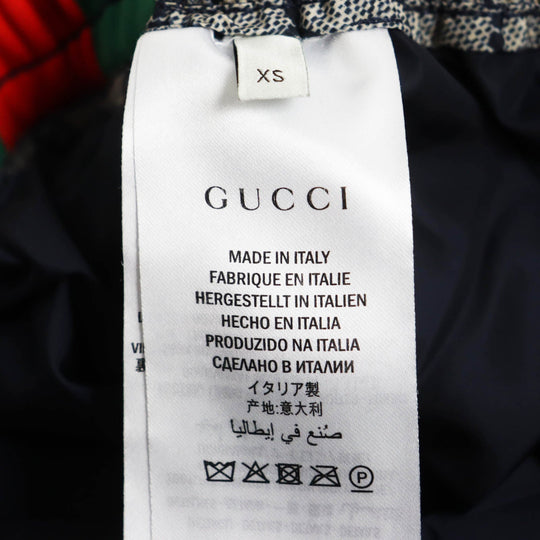 GUCCI Pants 545609 Outer: 100% nylon, Lining: 100% nylon Gray type All-over pattern mens XS Used Authentic