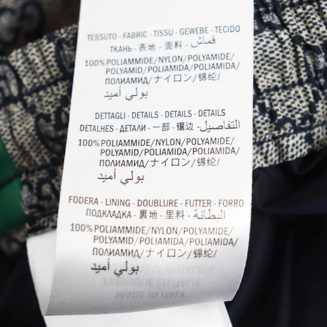 GUCCI Pants 545609 Outer: 100% nylon, Lining: 100% nylon Gray type All-over pattern mens XS Used Authentic