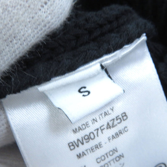 GIVENCHY knit BW907F4Z5B Main: 100% cotton black Women S Used Authentic