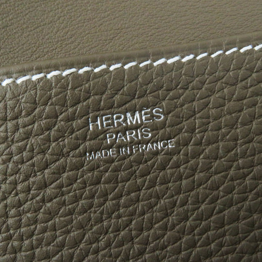HERMES Shoulder Bag Taurillon Clemence Etope Arzan 31 Women Used Authentic
