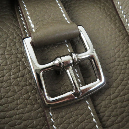 HERMES Shoulder Bag Taurillon Clemence Etope Arzan 31 Women Used Authentic