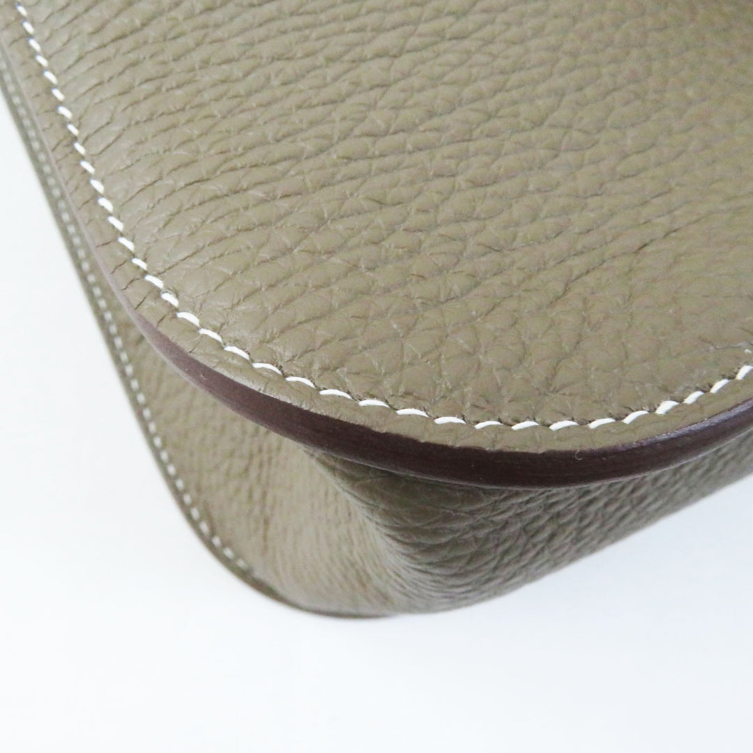 HERMES Shoulder Bag Taurillon Clemence Etope Arzan 31 Women Used Authentic