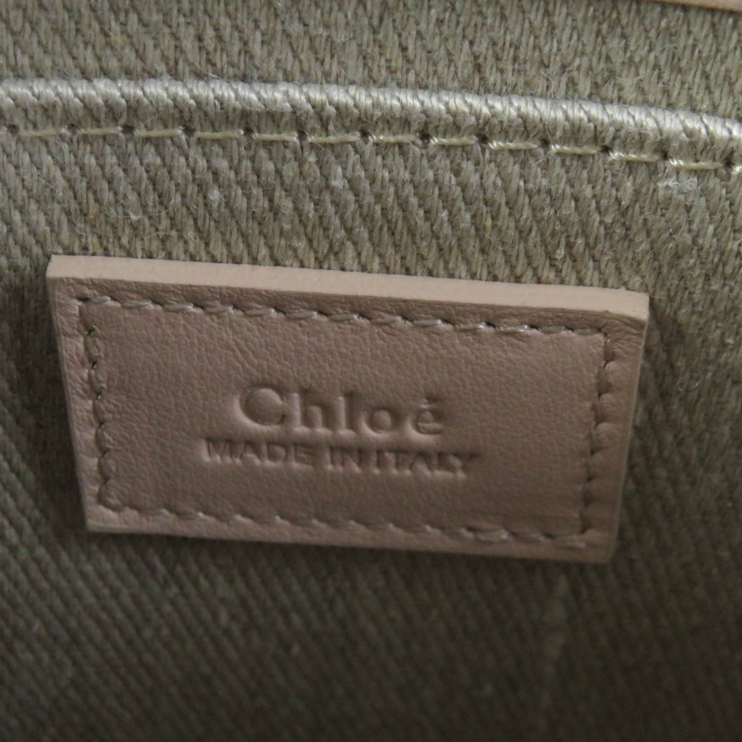 Chloe Shoulder Bag CHC23UP237I60615 Main: Smooth calfskin pink WOODY Women Used Authentic