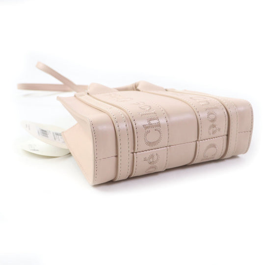 Chloe Shoulder Bag CHC23UP237I60615 Main: Smooth calfskin pink WOODY Women Used Authentic