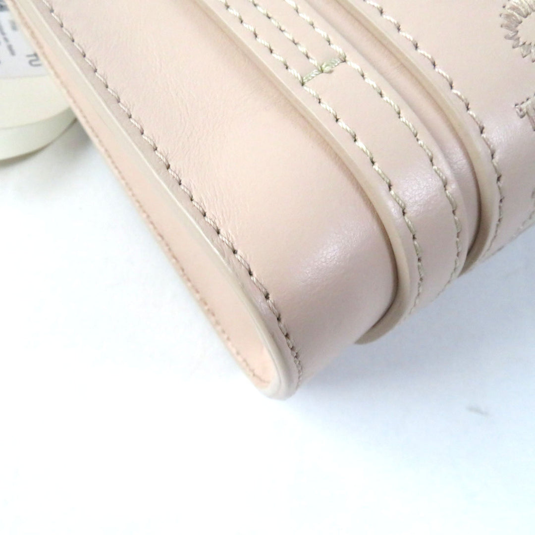 Chloe Shoulder Bag CHC23UP237I60615 Main: Smooth calfskin pink WOODY Women Used Authentic