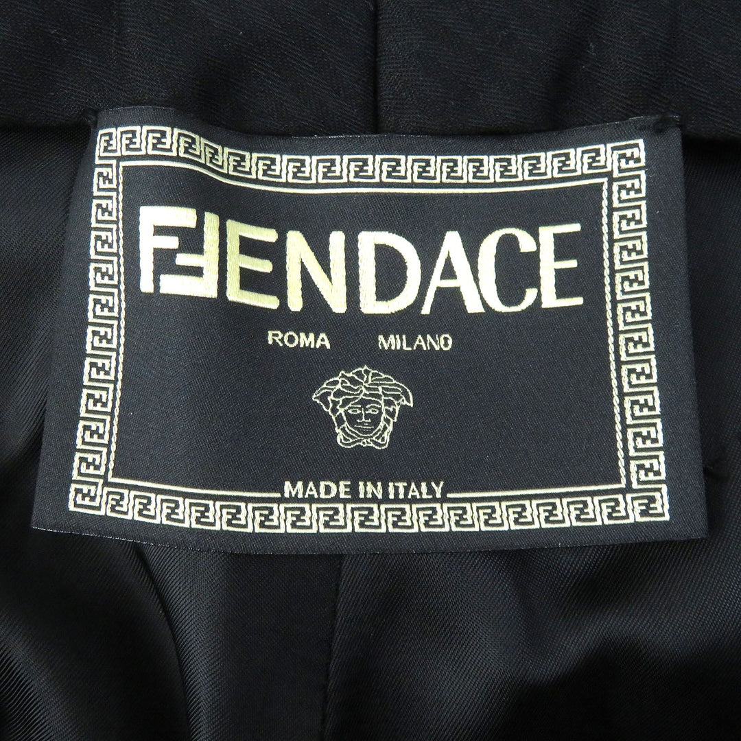 FENDI Denim pants 1004748 Main: 100% polyester, lining: 100% cupra blue Women 36 Used Authentic