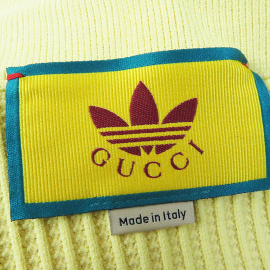 GUCCI Long skirt 697710 Outer material: 54% rayon, Outer material: 27% polyester, Outer material: 2% polyurethane, Part: 100% polyester Yellow black Women L (175/74Y) Used Authentic