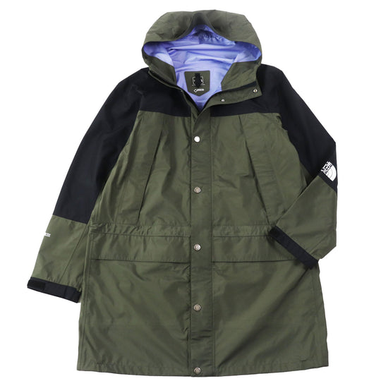 THE NORTH FACE coat NP11940 Outer: 100% nylon, Lining: 100% nylon, Part: 100% polyester New Taupe Mountain Raintex Coat mens M Used Authentic