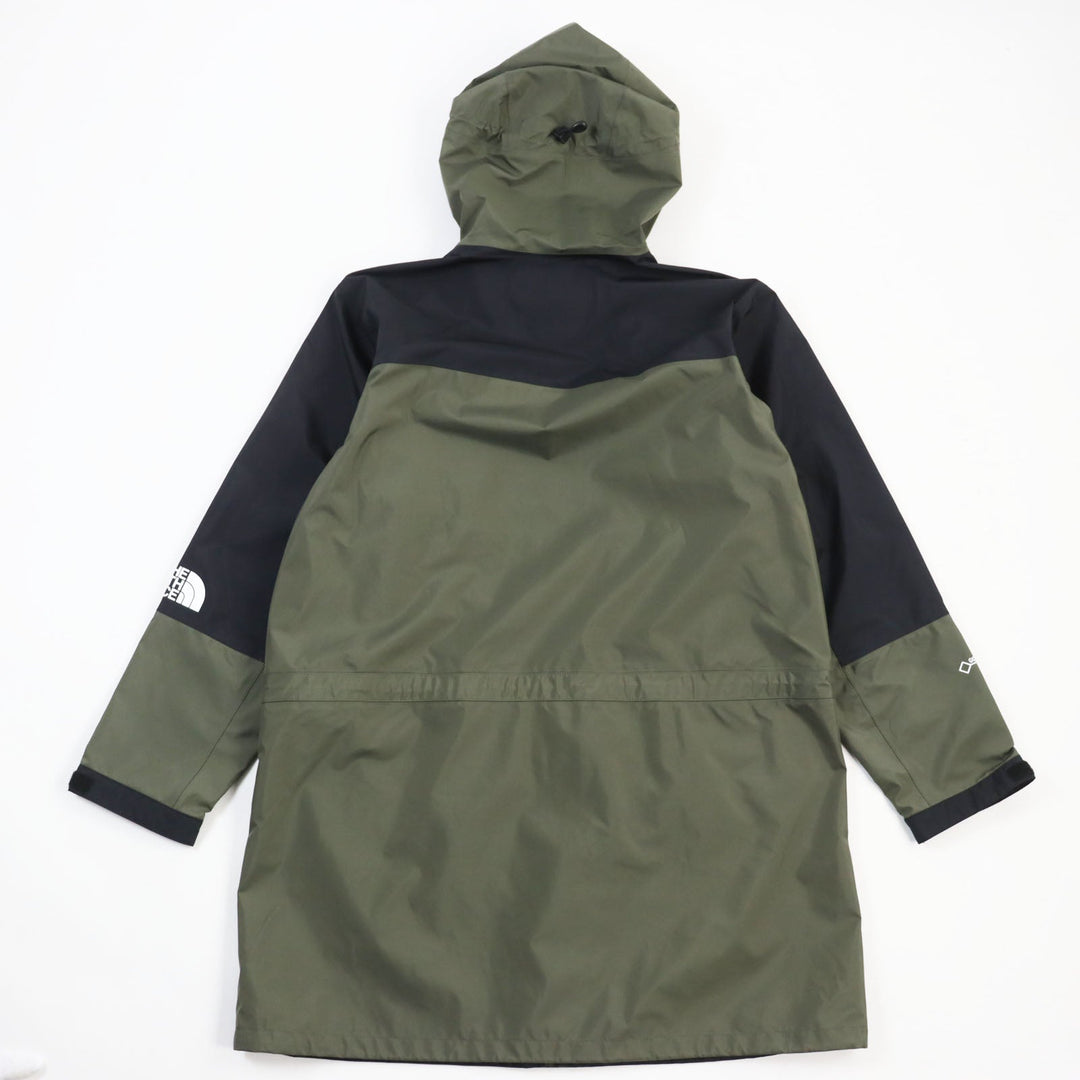 THE NORTH FACE coat NP11940 Outer: 100% nylon, Lining: 100% nylon, Part: 100% polyester New Taupe Mountain Raintex Coat mens M Used Authentic