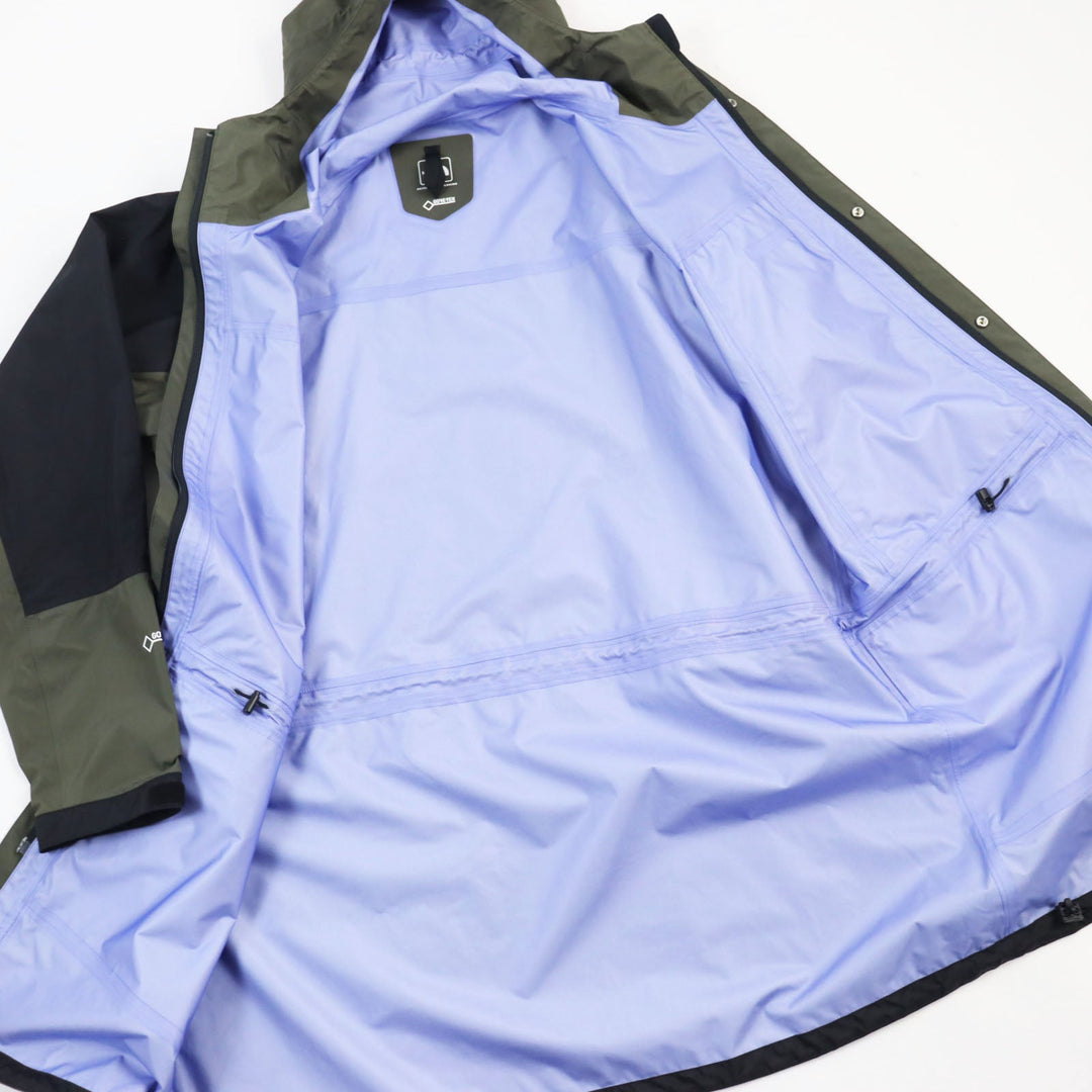 THE NORTH FACE coat NP11940 Outer: 100% nylon, Lining: 100% nylon, Part: 100% polyester New Taupe Mountain Raintex Coat mens M Used Authentic