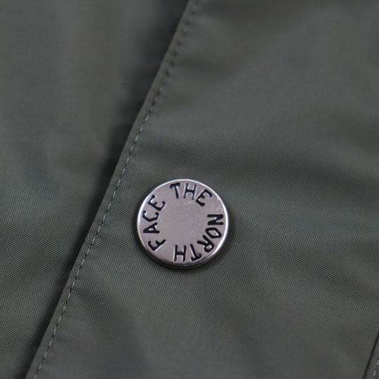 THE NORTH FACE coat NP11940 Outer: 100% nylon, Lining: 100% nylon, Part: 100% polyester New Taupe Mountain Raintex Coat mens M Used Authentic