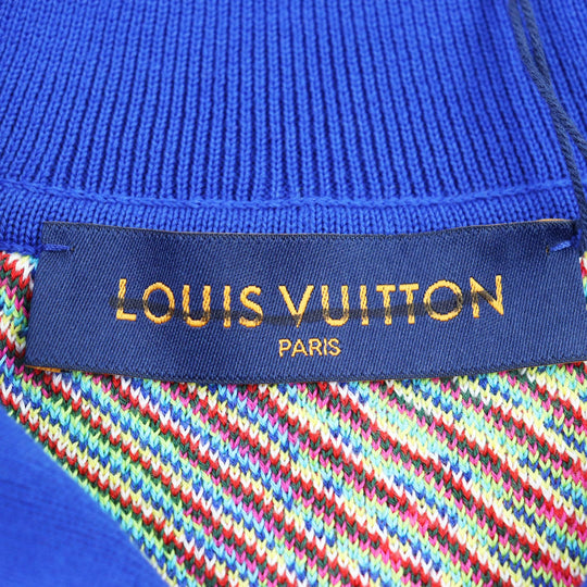 LOUIS VUITTON knit HKN79W Outer material: 97% cotton, Outer material: 2% nylon, Outer material: 1% polyurethane Multicolor All-over Pattern mens S Used Authentic